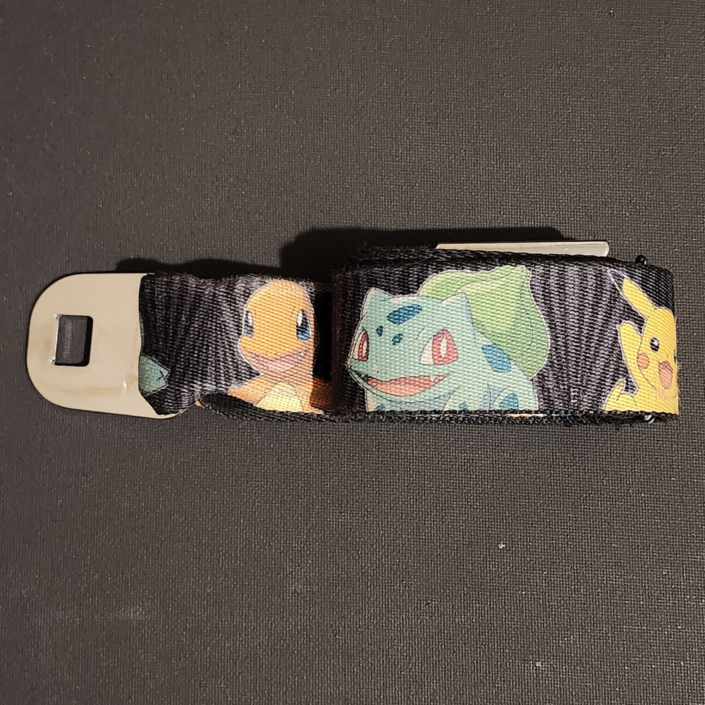 Buckle-Down Kids Cartoon Character Belt - Black
